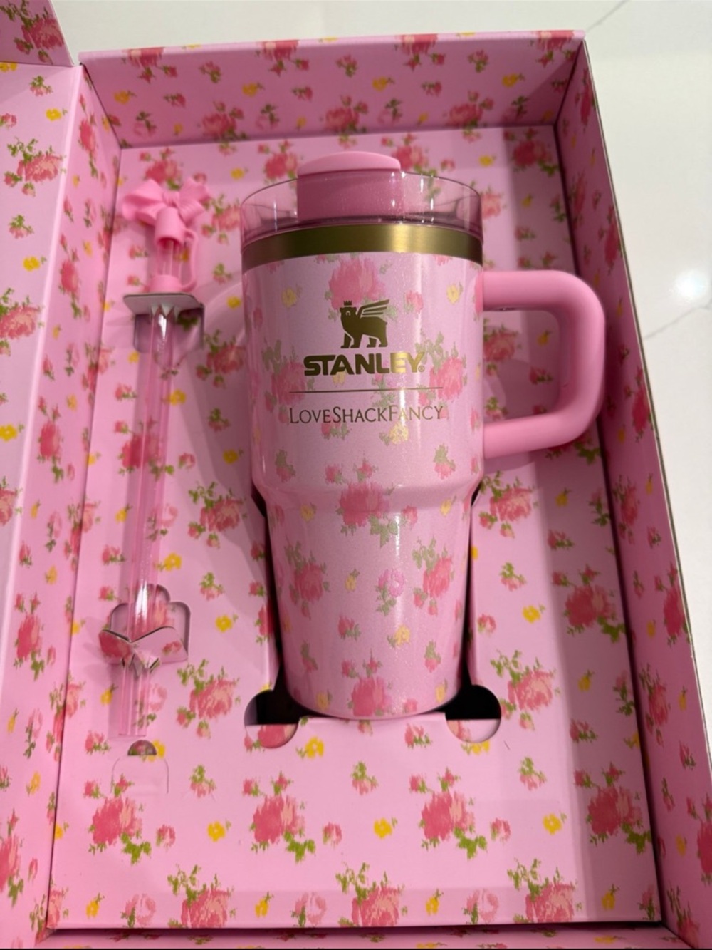 NWT Stanley x LoveShackFancy Ibiza Sunset 20oz Tumbler